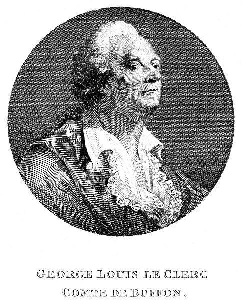 GEORGES LOUIS de BUFFON (1707-1788). French naturalist. Copper engraving, English, 1789