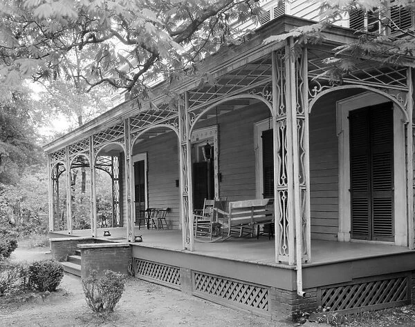 GEORGIA: HOUSE, c1940. The Stokes-McHenry House on South 2nd Street in Madison, Georgia