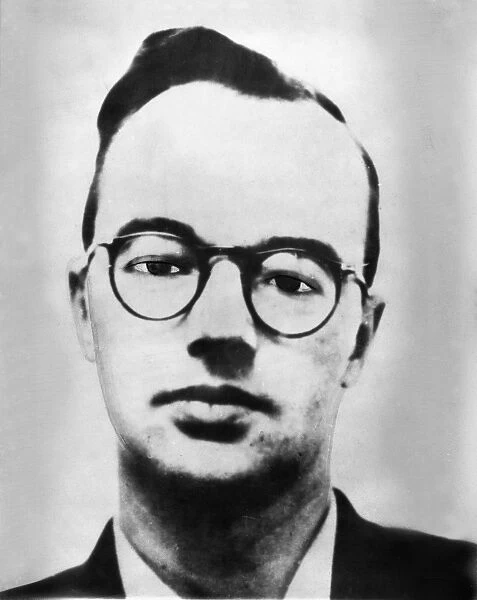 German-born physicist who worked on the development of the atomic bomb in England and the United States and passed information to the Soviet Union as a spy. Photograph from his ID badge at Los Alamos National Laboratory