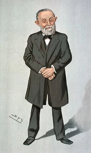 German pathologist and political leader. Lithograph caricature, 1893, by Spy (Sir Leslie Ward)