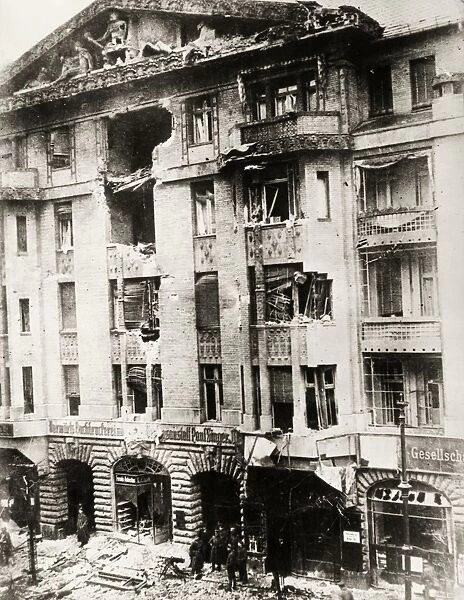 GERMAN REVOLUTION, 1918. The building of the Berlin Socialist newspaper Vorwarts