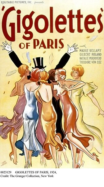 GIGOLETTES OF PARIS, 1924, with Gilbert Roland. American movie poster