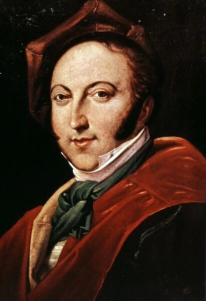 GIOACCHINO ROSSINI (1792-1868). Italian composer. Oil on canvas