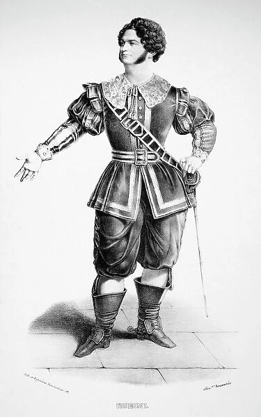 GIOVANNI BATTISTA RUBINI (1795-1854). Italian operatic tenor