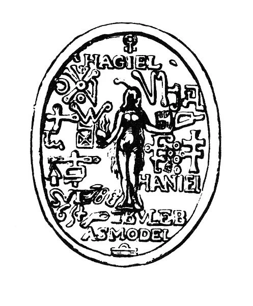 GNOSTIC SYMBOL. Gnostic talisman of Catherine de Medicis