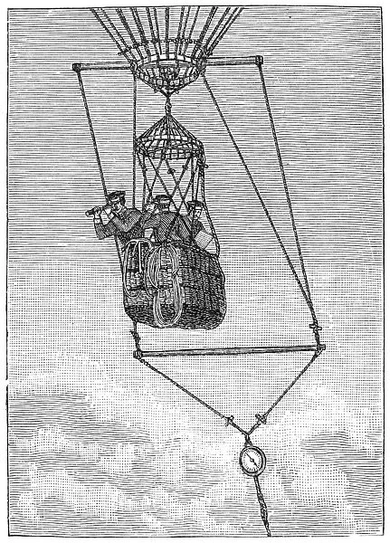 Gondola of an observation balloon, 19th century