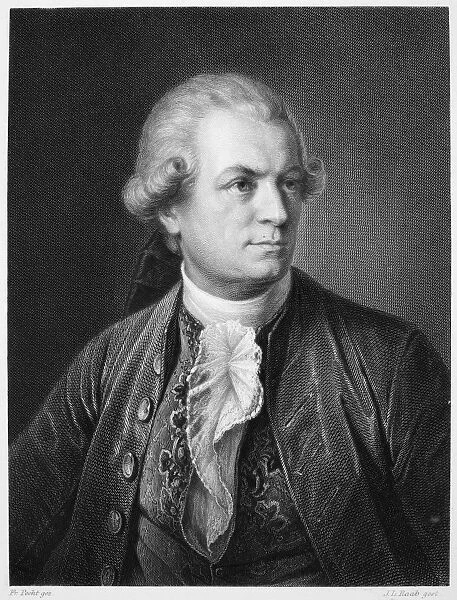 GOTTHOLD EPHRAIM LESSING (1729-1781). German dramatist and critic. Steel engraving, German, 19th century