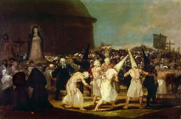 GOYA: FLAGELLANTS, 1793. Procession of the Flagellants