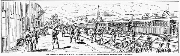 GREAT RAILROAD STRIKE, 1877. The Eighteenth Regiment of the National Guard of Pennsylvania