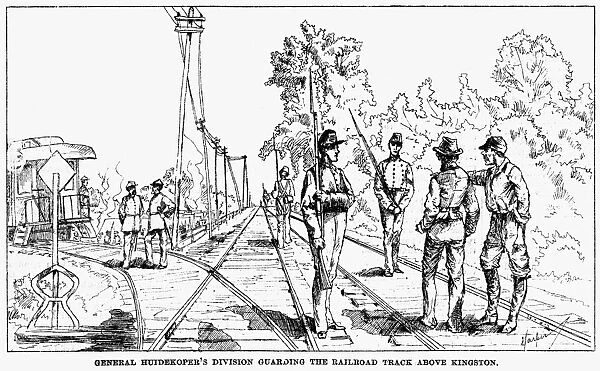 GREAT RAILROAD STRIKE, 1877. National Guardsmen under General Henry Huidekoper