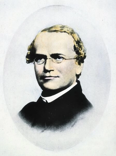 GREGOR JOHANN MENDEL (1822-1884). Austrian Augustinian monk and botanist