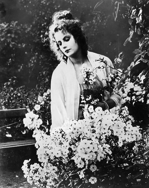 GRETA GARBO (1905-1990). N e Greta Louisa Gustafsson. Swedish-born American actress. In the Swedish film Gosta Berlings Saga, directed by Mauritz Stiller, 1924