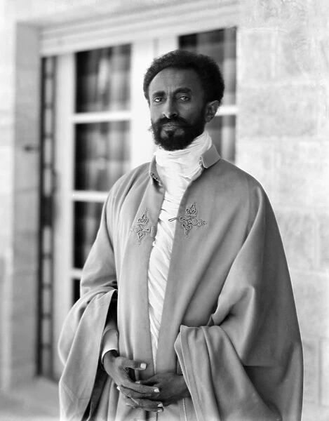 HAILE SELASSIE (1892-1975). Emperor of Ethiopia, 1930-1974. Photographed c1923