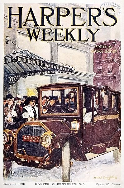 HARPERs WEEKLY, 1913. American magazine cover, 1 March 1913