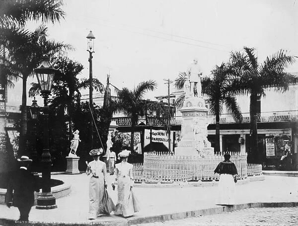HAVANA: STREET SCENE, c1903. A street scene in Havana, Cuba, c1903