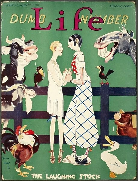 HELD: MAGAZINE COVER, 1926. The Laughing Stock. Life magazine cover, 1926, by John Held, Jr