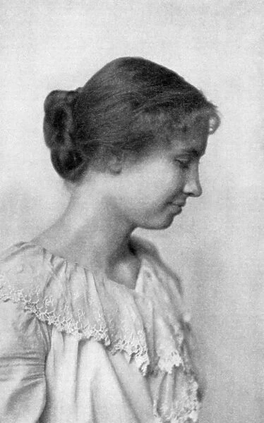HELEN KELLER (1880-1968). American author and lecturer. Photographed in 1905