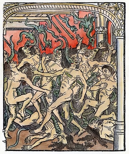HELL: SEVEN DEADLY SINS. The Slothful are thrown into snakepits as infernal punishment