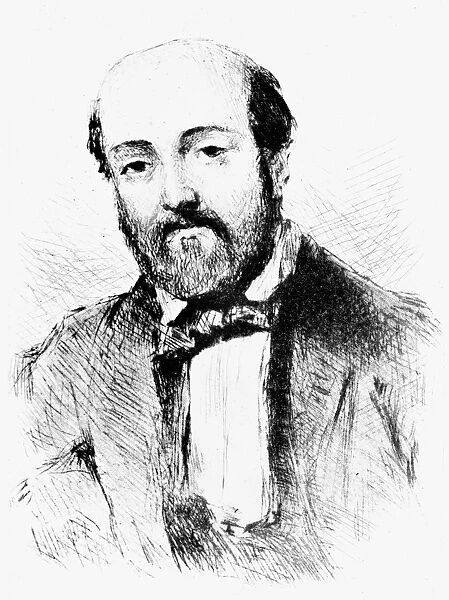 HENRI MURGER (1822-1861). French writer. Etching