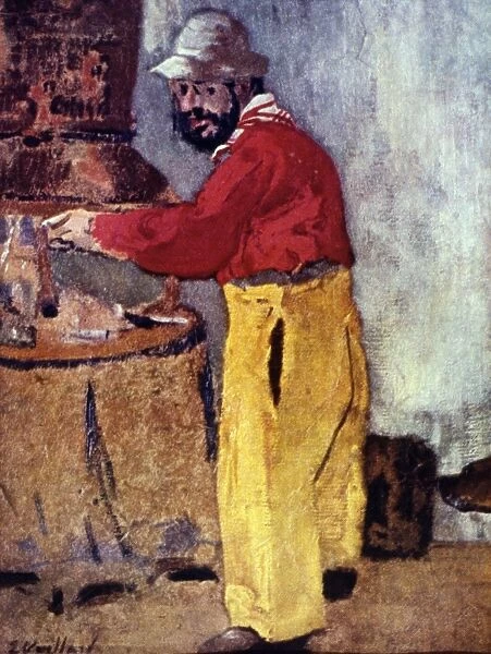 HENRI DE TOULOUSE-LAUTREC (1864-1901). Oil on canvas, 1898, by Edouard Vouillard