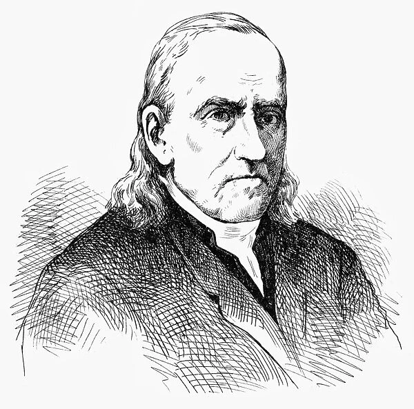 HENRY BOEHM (1775-1875). American Methodist clergyman and pastor. Engraving, American