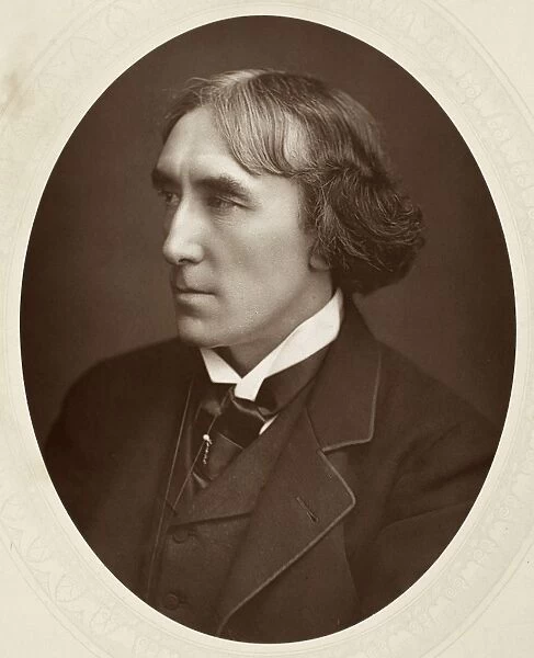 HENRY IRVING (1838-1905). English actor. Photographed, c1883