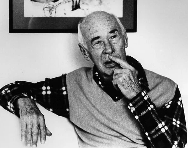 HENRY MILLER (1891-1980). American writer. Photographed at his home in California, 1969