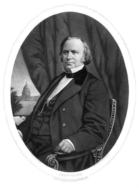 HENRY WILSON (1812-1875). Ne Jeremiah Jones Colbath
