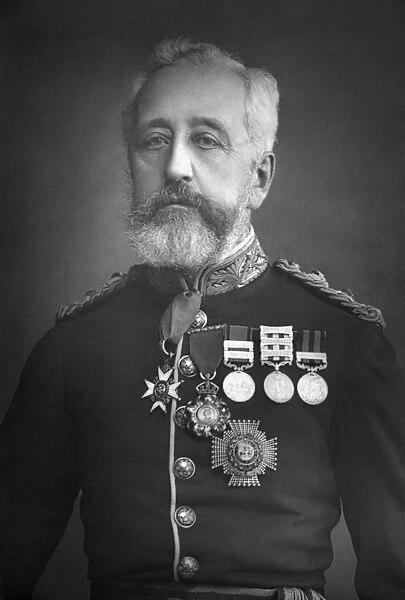 HENRY WYLIE NORMAN (1826-1904). English field marshal and colonial governor. Photograph by W
