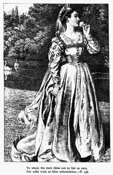 HERBERT: VANITY. Illustration to George Herberts poem, Vanity, 1633, from an 1878 English edition of The Works of George Herbert in Prose and Verse