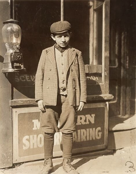 HINE: CHILD LABORER, 1910. Jacob Futterman, a 16-year-old coconut shaver at Kibbe s