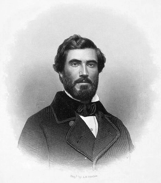 HINTON ROWAN HELPER (1829-1909). American writer. Steel engraving, 19th century
