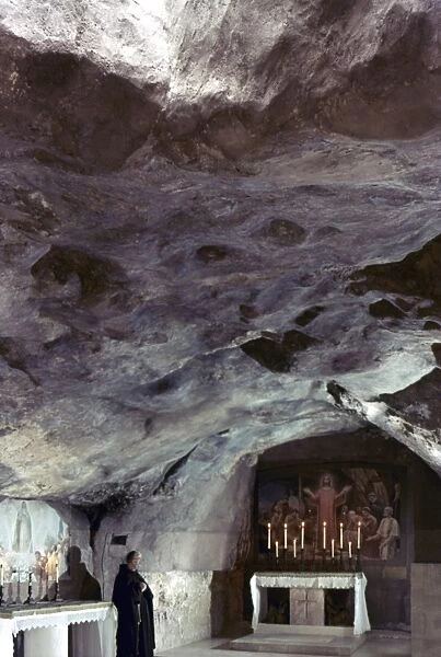 HOLY LAND: GETHSEMANE. Christian Jerusalem. Grotto of the Agony, Gethsemane