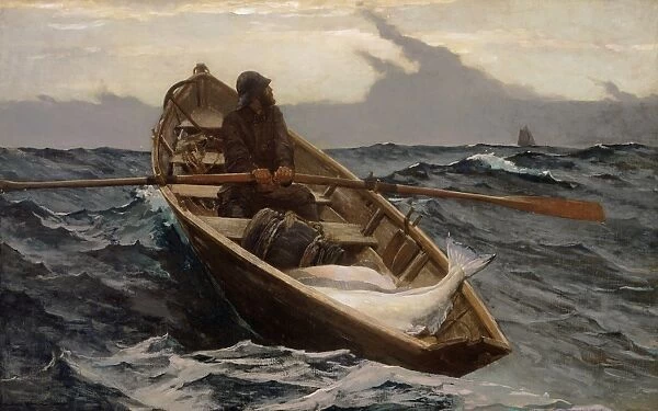 HOMER: FOG WARNING, 1885. Oil on canvas, Winslow Homer, 1885