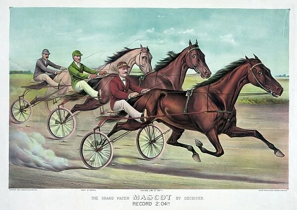HORSE RACING, c1893. The Grand Pacer Mascot by Deceiver