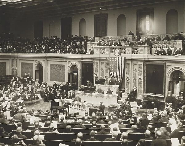 HOUSE OF REPRESENTATIVES. A session of the House of Representatives in the U. S