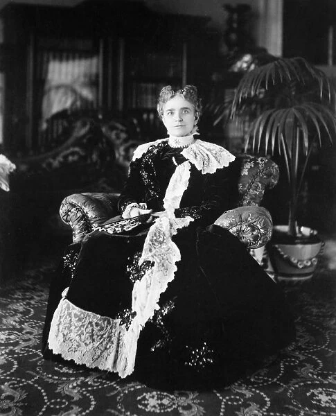 IDA McKINLEY (1847-1907). Mrs. William McKinley