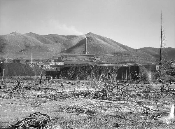 IDAHO: LEAD MINE, 1936. A view of the Bunker Hill mine in Kellogg, Idaho, the largest