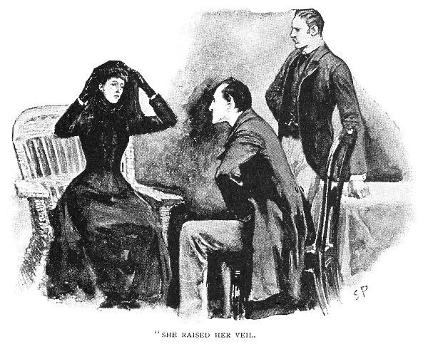 Illustration by Sidney Paget from the Strand magazine for Sir Arthur Conan Doyles story, The Adventure of the Speckled Band, 1892