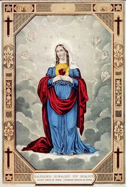IMMACULATE HEART OF MARY. Devotional name used to refer to the Virgin Mary