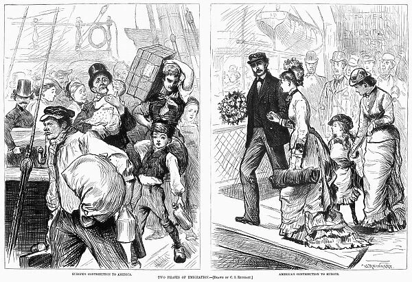 IMMIGRATION, 1878. Two Phases of Immigration