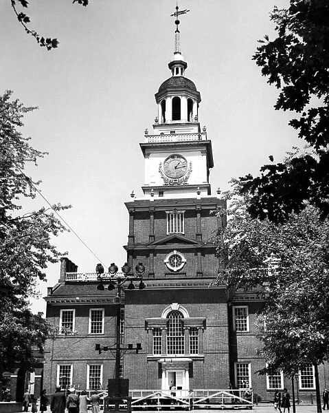 INDEPENDENCE HALL. Independence Hall, Philadelphia, constructed in the 1730s. Photograph
