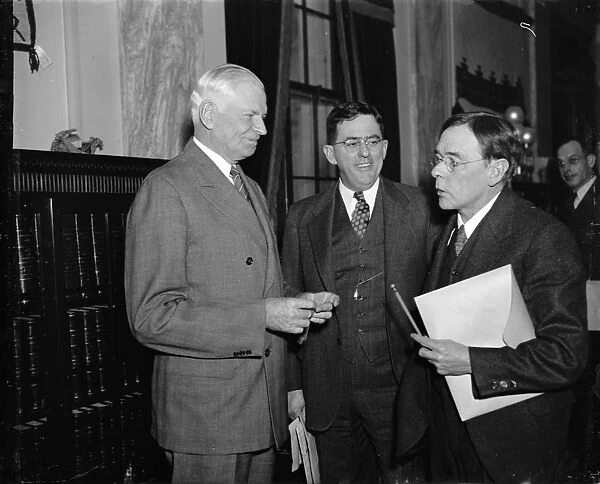 INDIAN AFFAIRS MEETING, 1937. A meeting in Washington D