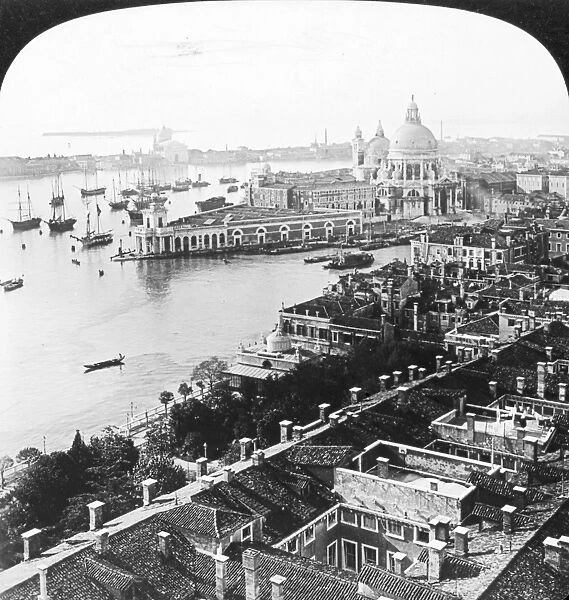 ITALY: VENICE, 1902. Venice looking Southwest from the Campanile, Italy. Stereograph
