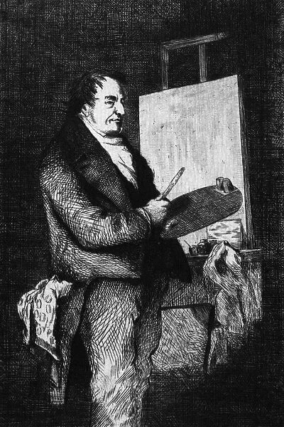 J. M. W. TURNER (1775-1851). Joseph Mallord William Turner. English painter. Etching