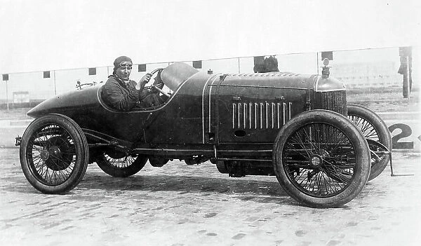 JACK LECAIN (1887-1939). Driver in the 6th International 300-Mile Sweepstakes Race