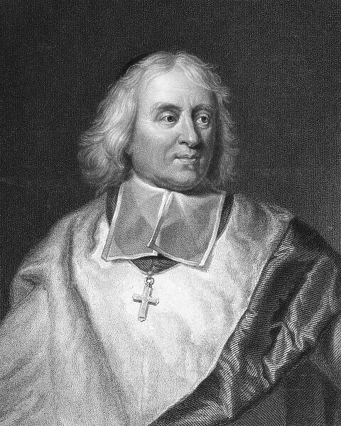 JACQUES BENIGNE BOSSUET (1627-1704). French Roman Catholic prelate. Stipple engraving, English, 1833