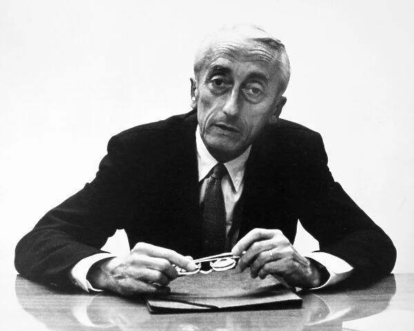 JACQUES COUSTEAU (1910-1997). French oceanographer. Photographed in 1974