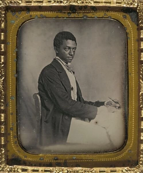 JAMES B. YATES (c1838-?). Liberian politician. Daguerreotype by Augustus Washington