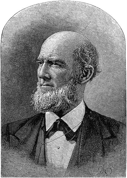 JAMES BUCHANAN EADS (1820-1887). American engineer and inventor. Line engraving, American, 1885